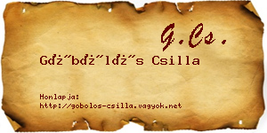 Göbölös Csilla névjegykártya